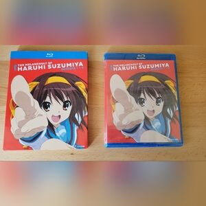 2016 NWT The Melancholy of Haruhi Suzumiya: Seasons 1 & 2 Blu-Ray Anime & Manga